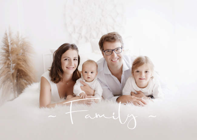 Family photo shoot in Zurich for children and parents